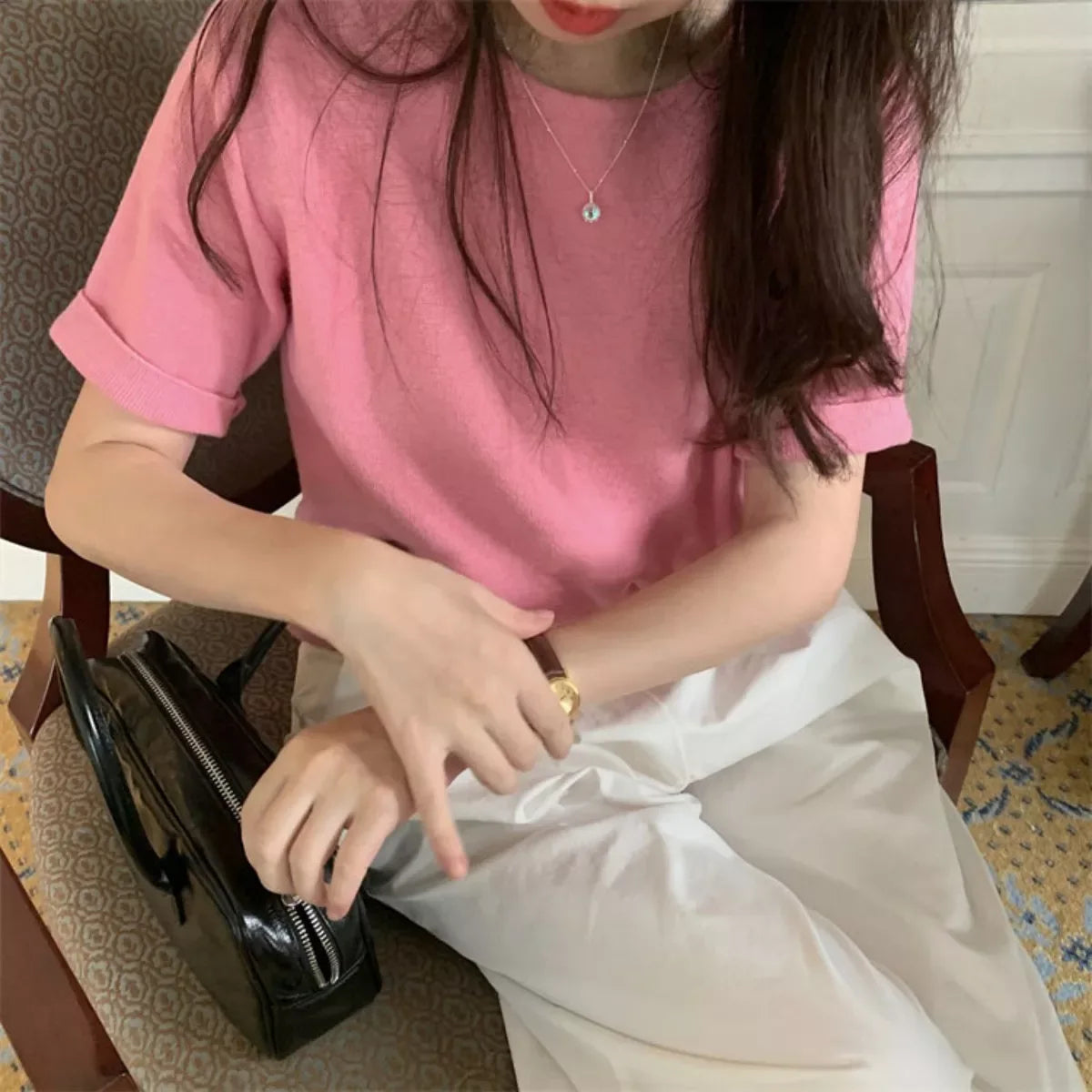 Moonstone 925 Sterling Silver Necklace - Makw Official Site