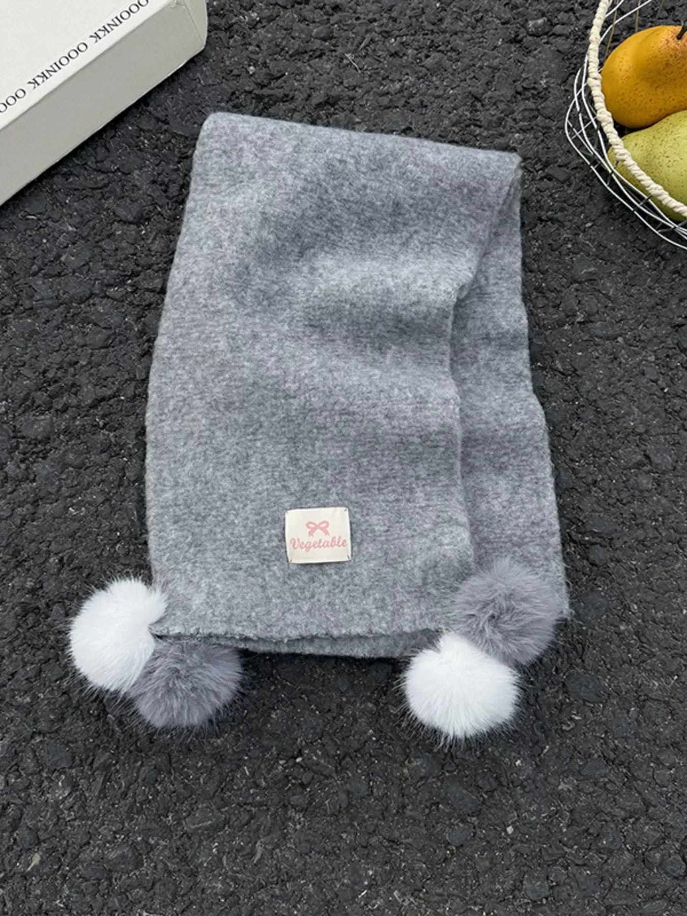 Pom-Pom Scarf - Makw Official Site