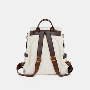 PU Leather Backpack Bag - Makw Official Site