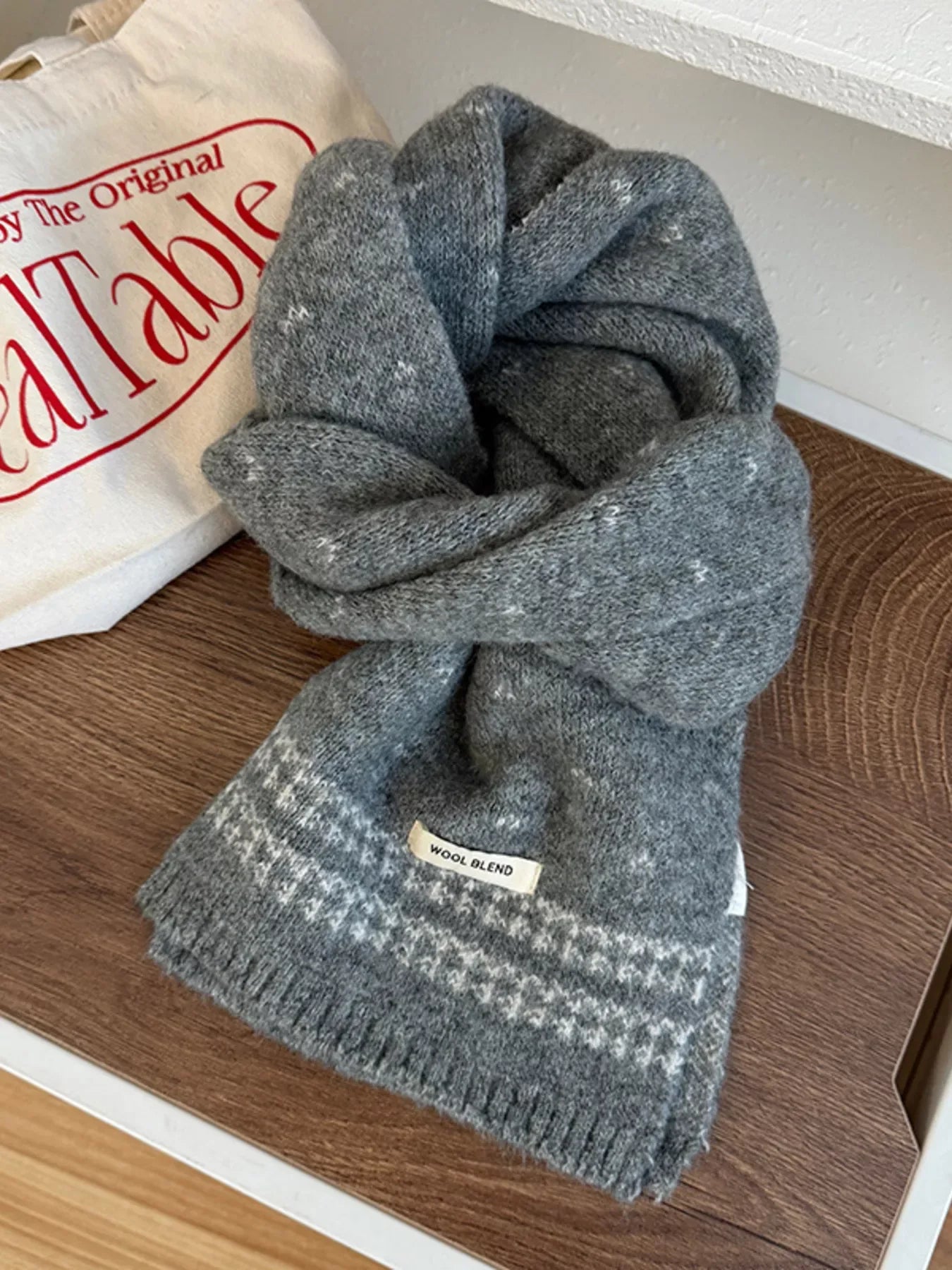 Winter Warm Knitted Scarf - Makw Official Site
