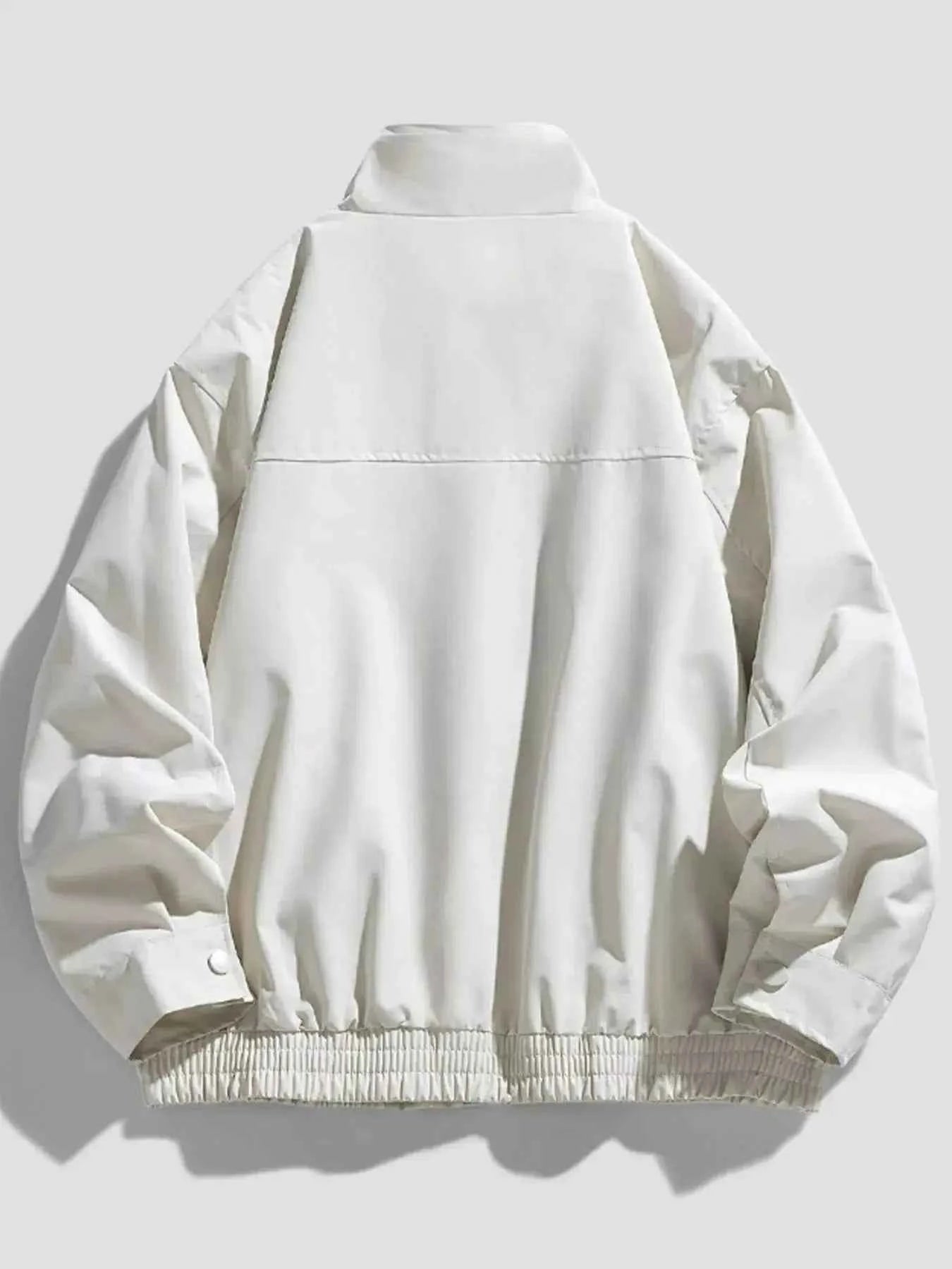 Men's Plus Size Zip Up Casual Jacket