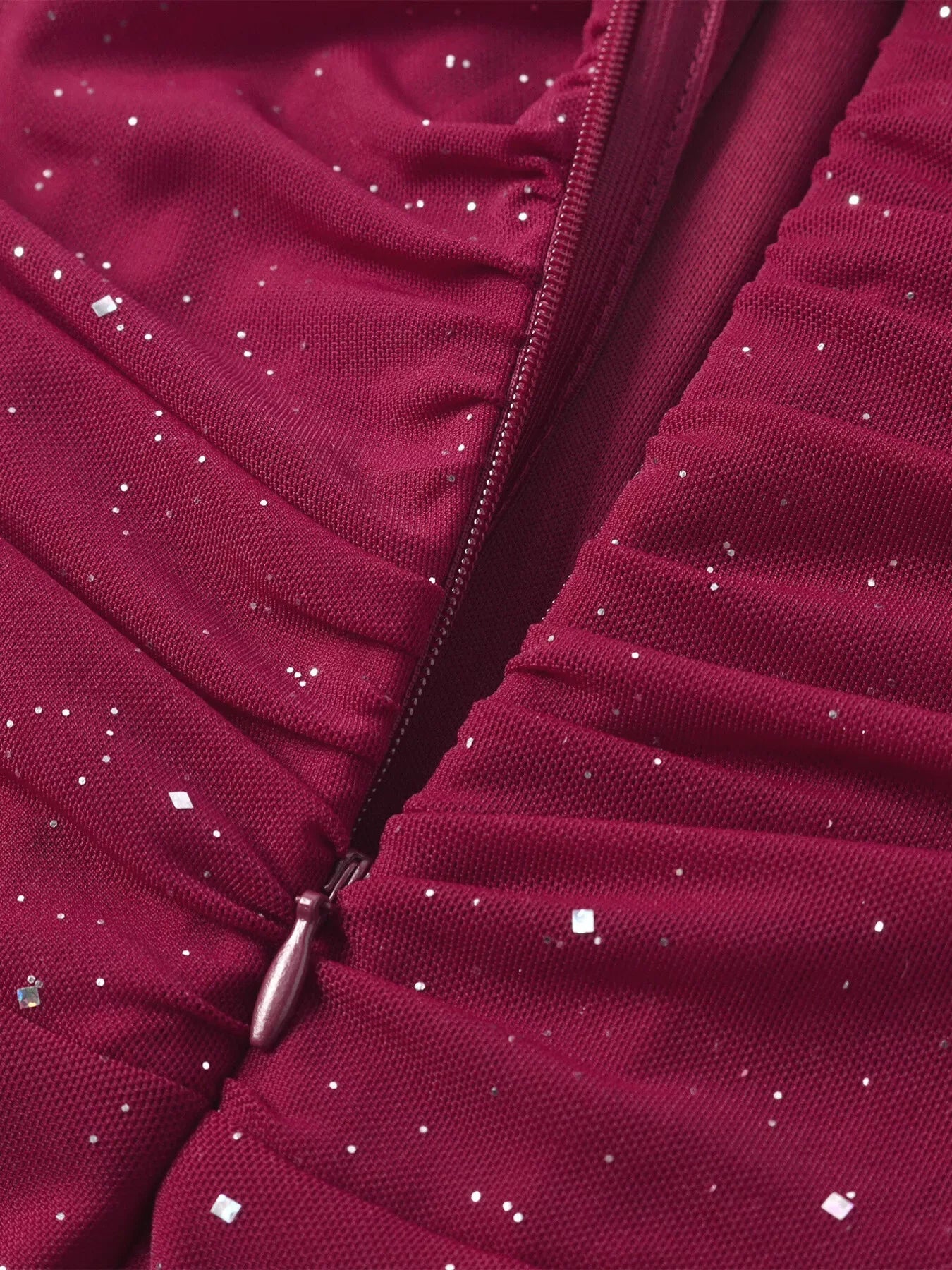 Glitter Tube Mermaid Maxi Dress - Makw Official Site