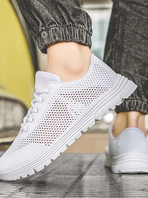 Lightweight Breathable Mesh Athletic Sneakers - Makw Official Site