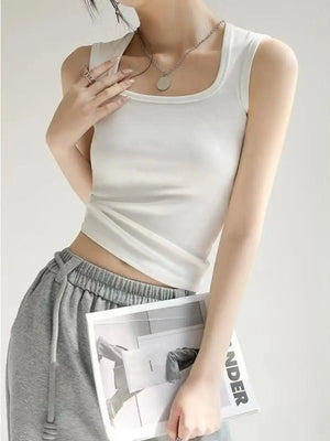 Plus Size Wide Strap Tank - Makw Official Site