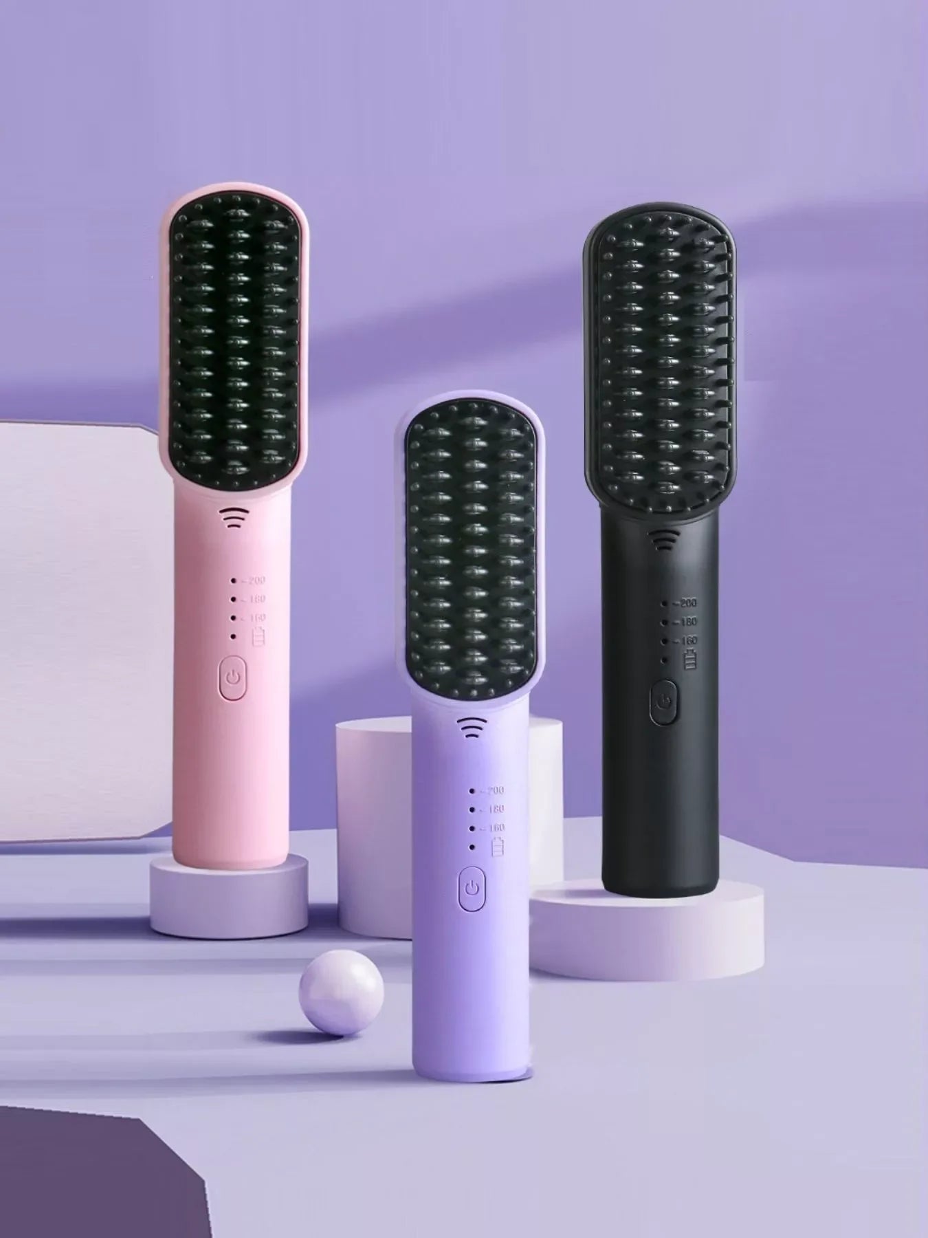 Portable Heated Hair Straightening Comb - Makw Official Site