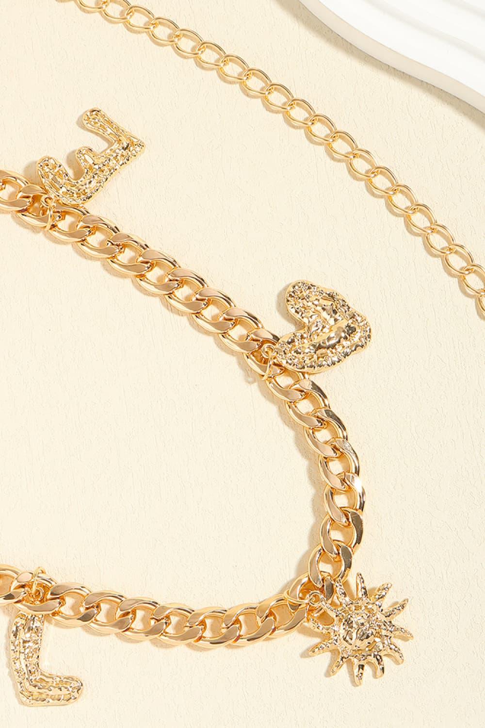 LOVE Alloy Belt - Makw Official Site