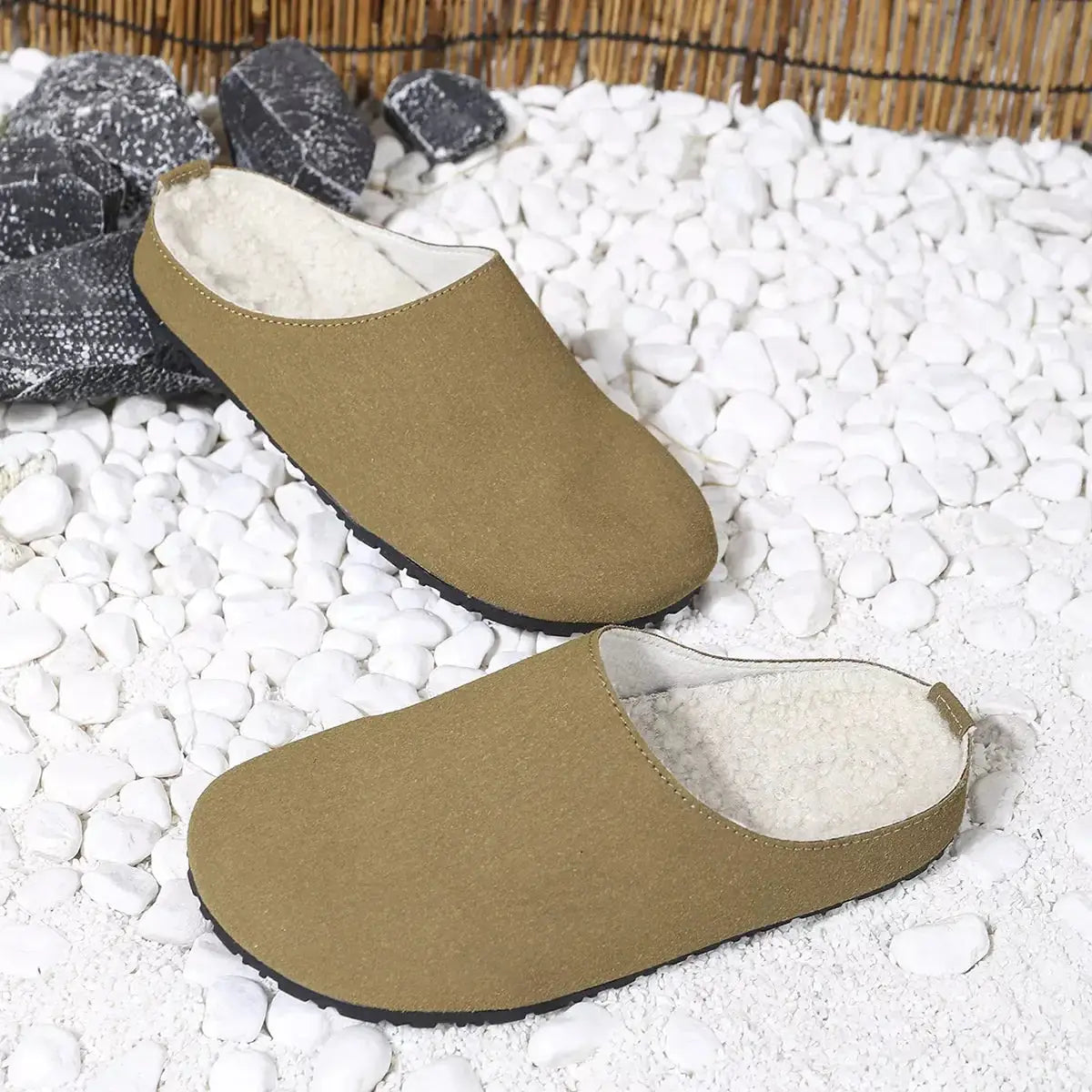 Round Toe Flats Slippers - Makw Official Site