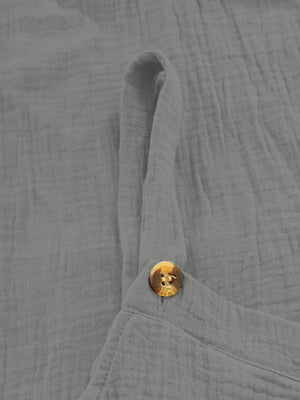 Full Size Casual Wide Leg Textured Overalls Plus Size - Makw Official Site