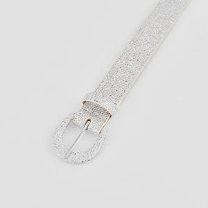 Sequin PU Leather Belt - Makw Official Site