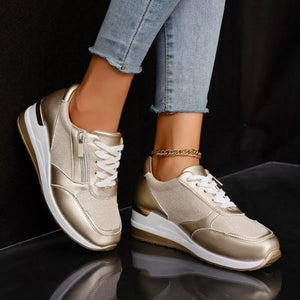 Lace Up Wedge Athletic - Makw Official Site