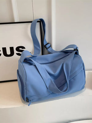 Adjustable Strap Solid Color Travel Bag - Makw Official Site