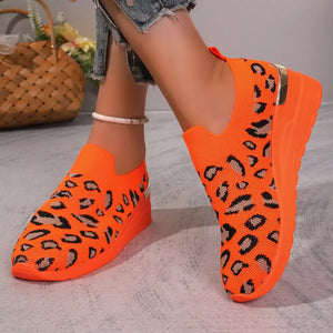 Mesh Round Toe Wedge Athletic - Makw Official Site