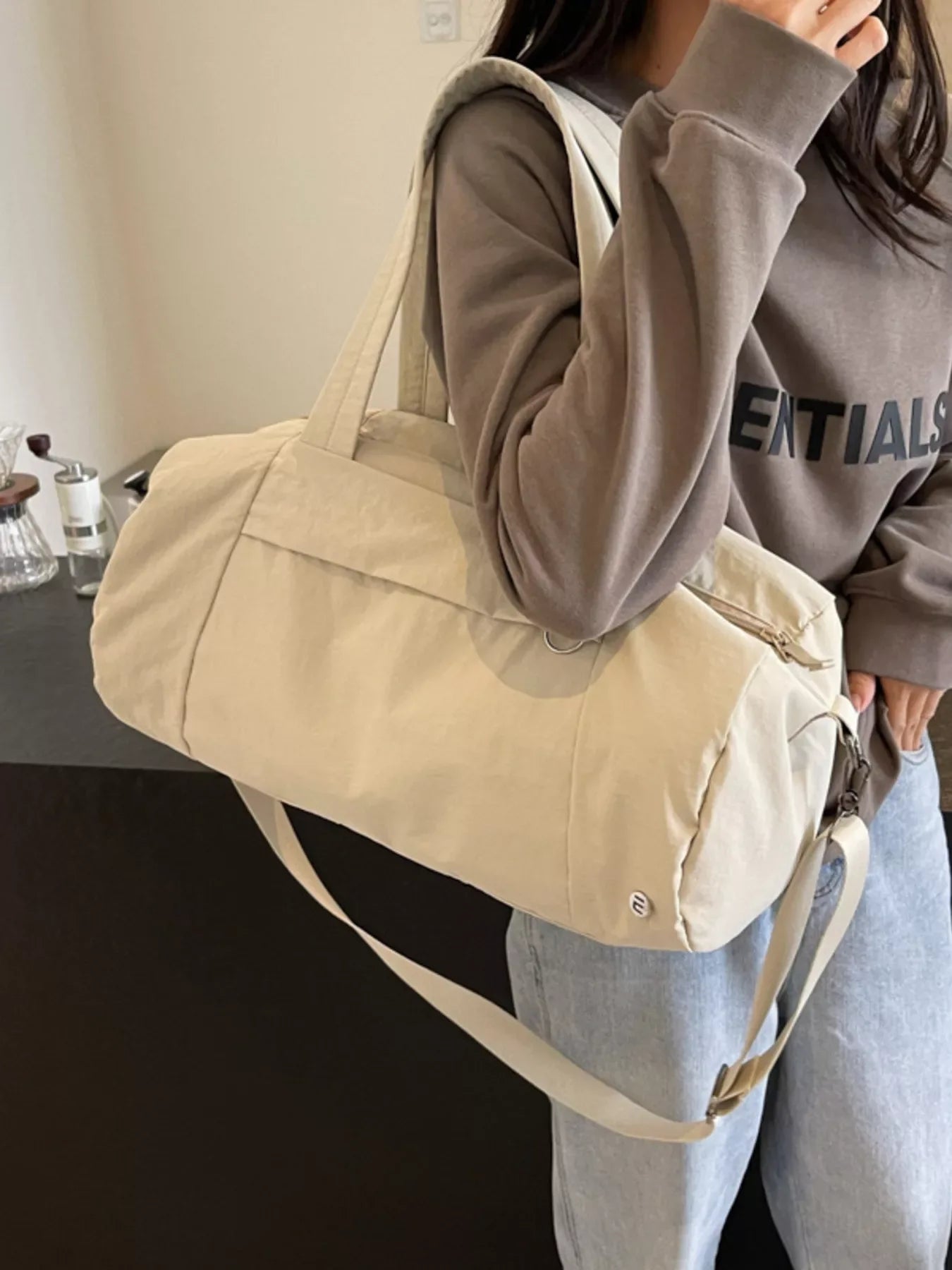 Solid Color Lightweight Travel Duffel Bag - Makw Official Site