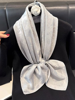 Lightweight Silk Scarf - Makw Official Site