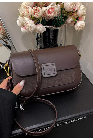 Flap Closure Shoulder Bag - Makw Official Site