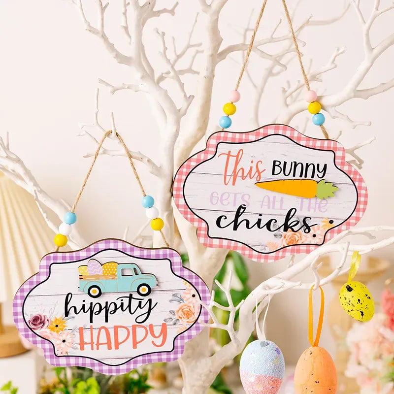 Easter Wooden Bead Hanging Widget - Makw Official Site