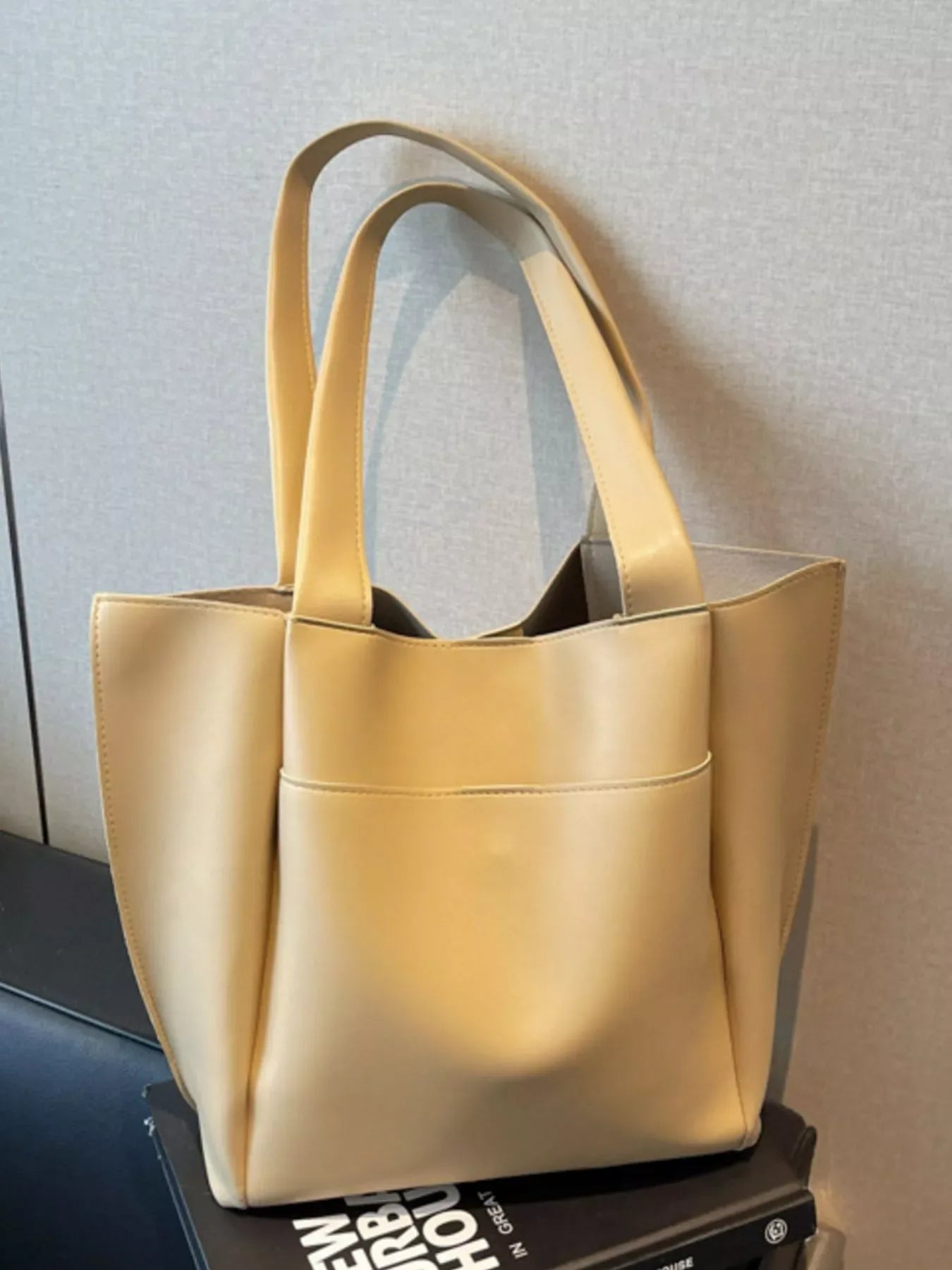 PU Leather Shoulder Bag - Makw Official Site