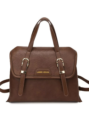 Leather Flap Backpack Bag - Makw Official Site