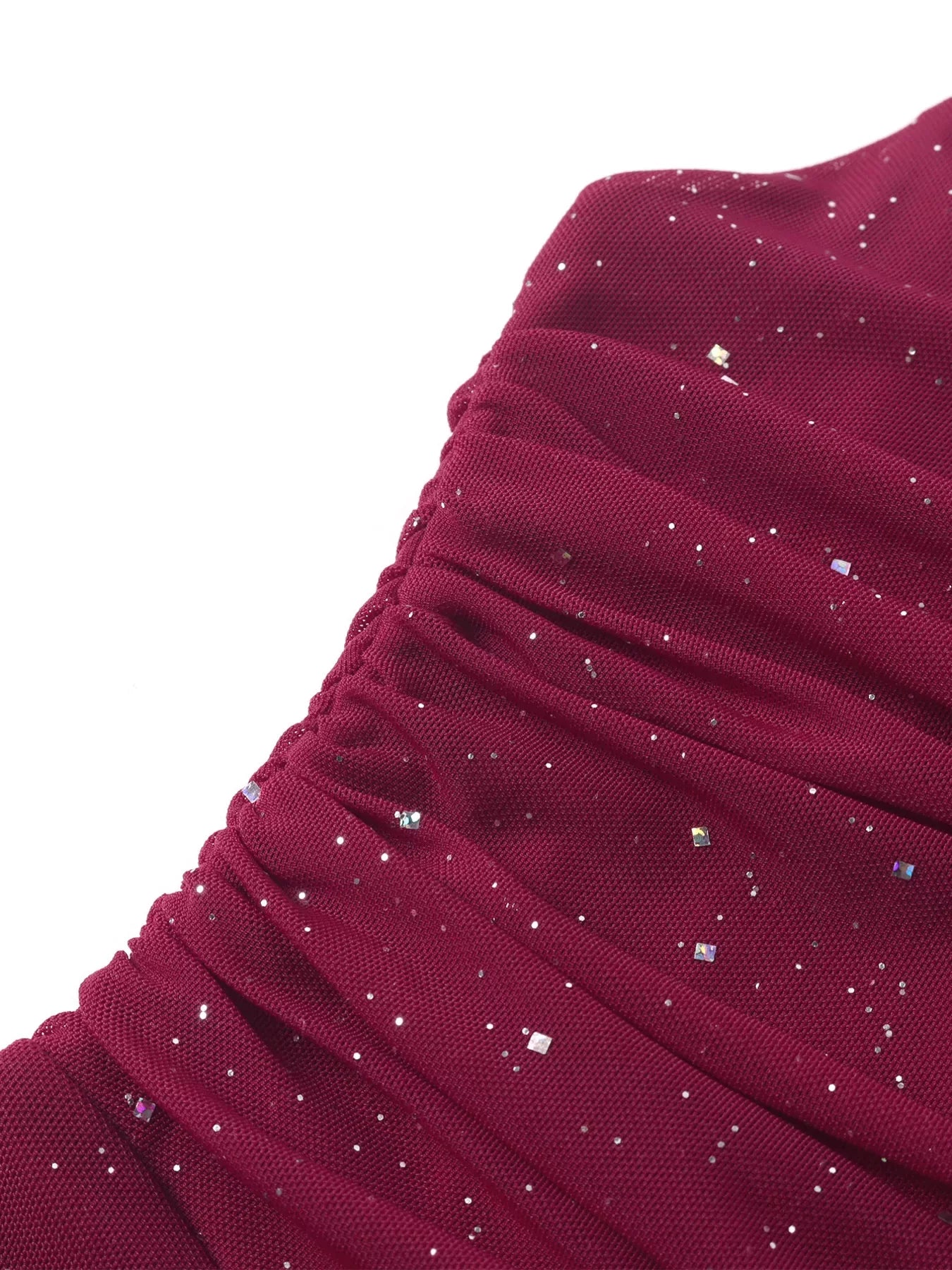 Glitter Tube Mermaid Maxi Dress - Makw Official Site