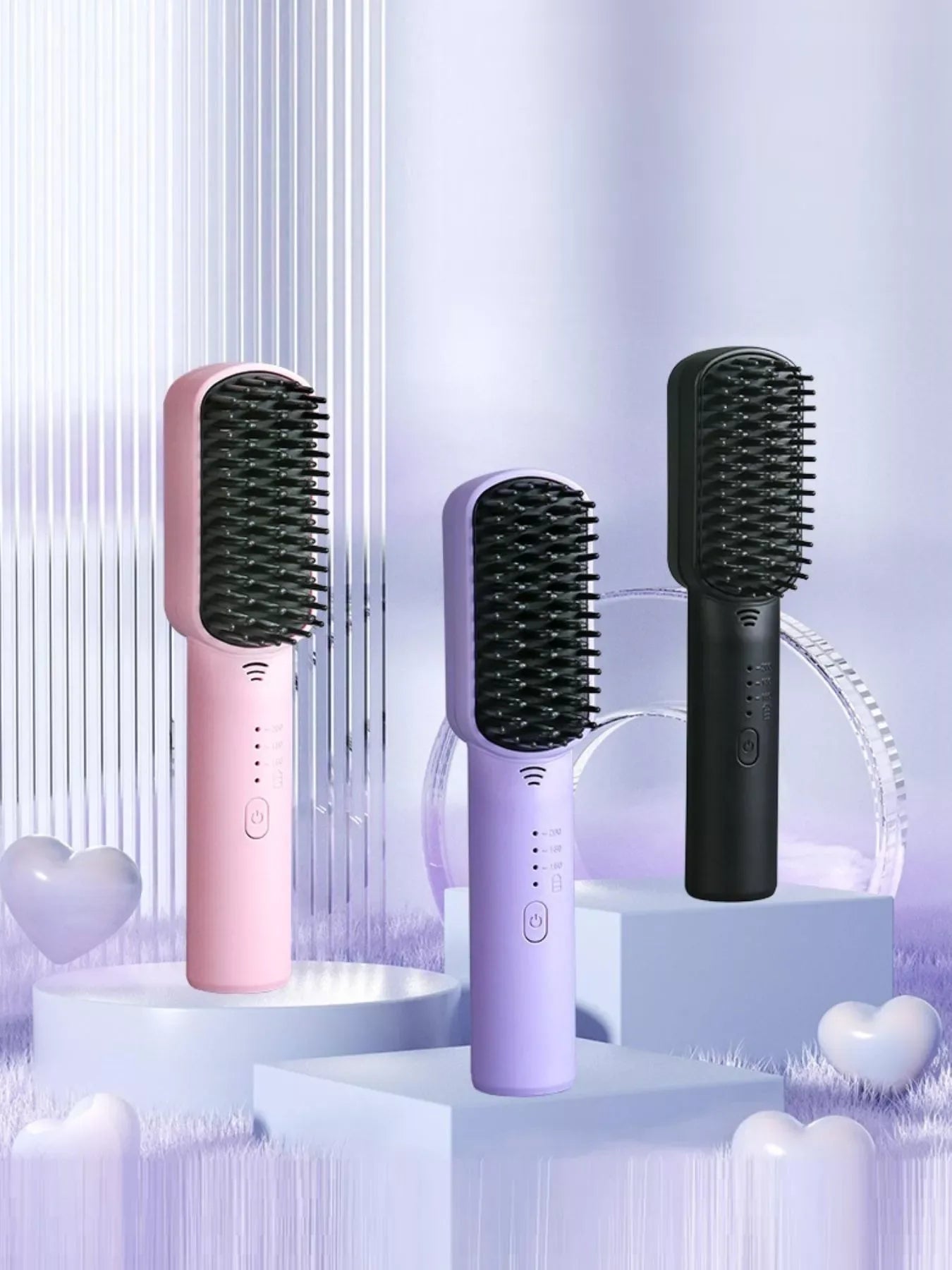 Portable Heated Hair Straightening Comb - Makw Official Site