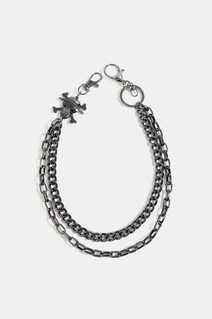 Treasure Point Shape Double Layer Alloy Belt - Makw Official Site