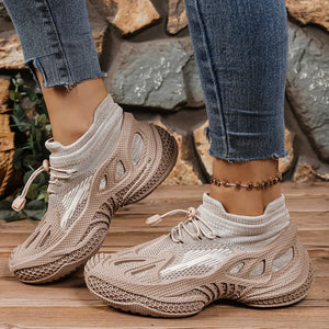 Lace Up Mesh Athletic - Makw Official Site