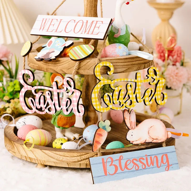 Easter Wooden Hanging Widget - Makw Official Site