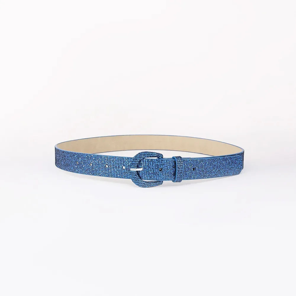 Sequin PU Leather Belt - Makw Official Site
