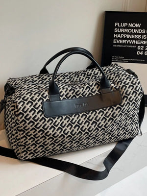 Geometric Pattern Travel Bag - Makw Official Site