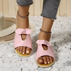 Casual Open Toe Cutout Detail Sandals - Makw Official Site