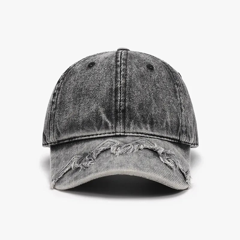 Fringe Adjustable Cotton Baseball Cap - Makw Official Site