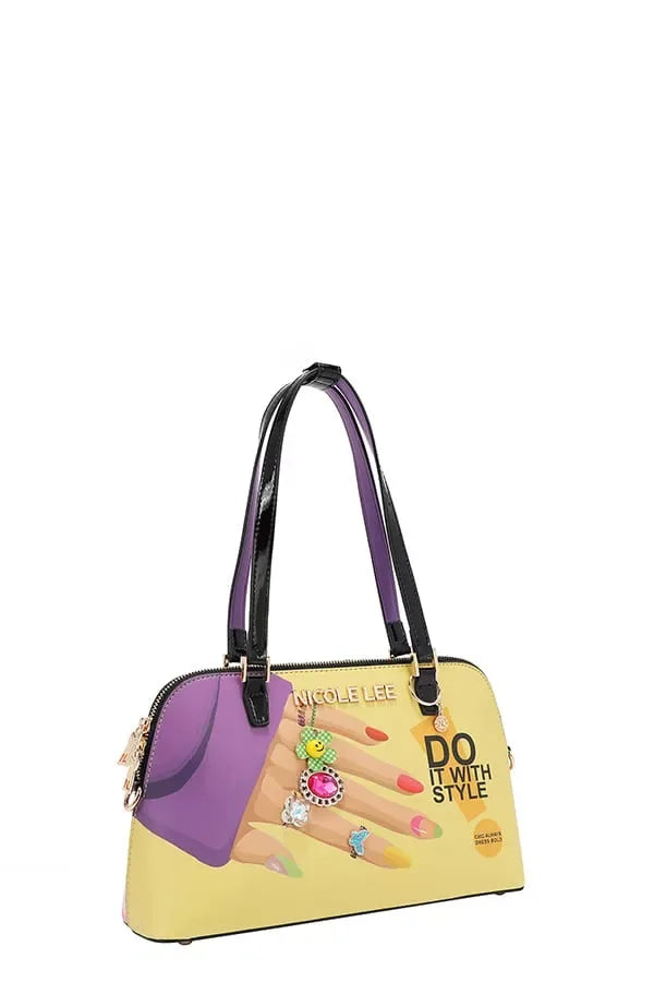 Nicole Lee USA Nail Polish Dome Shoulder Bag - Makw Official Site