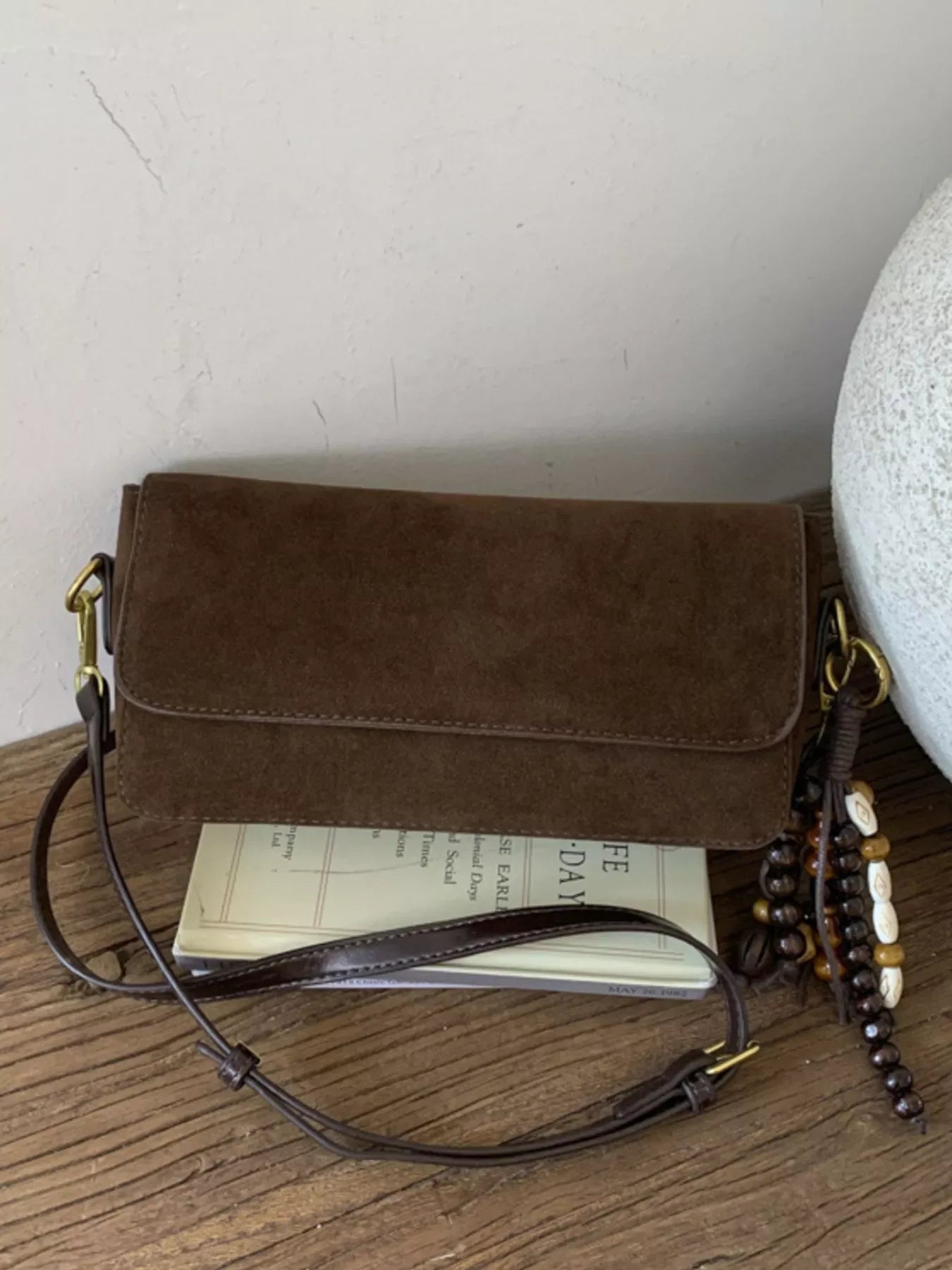 Adjustable Strap Flap Shoulder Bag - Makw Official Site