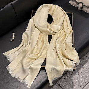 Lightweight Raw Hem Scarf - Makw Official Site