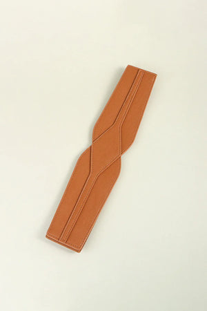 Elastic Wide PU Belt - Makw Official Site