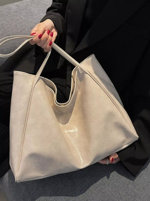 PU Leather Tote Bag - Makw Official Site