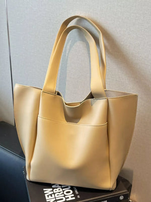 PU Leather Shoulder Bag - Makw Official Site