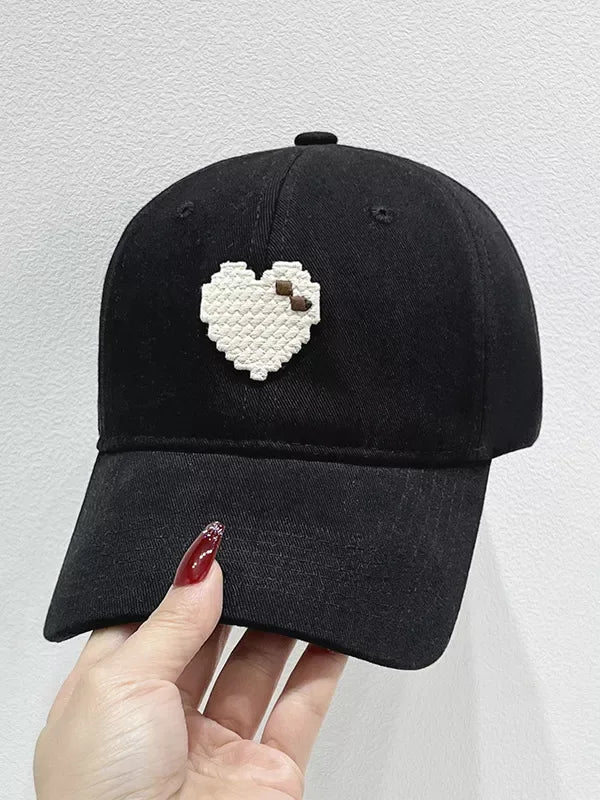 Heart Adjustable Baseball Cap - Makw Official Site