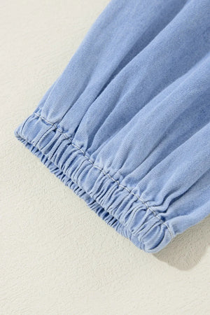 V-Neck Tiered Ruffled Hem Mini Dress - Makw Official Site