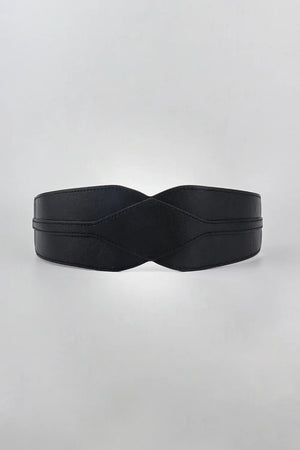 Elastic Wide PU Belt - Makw Official Site