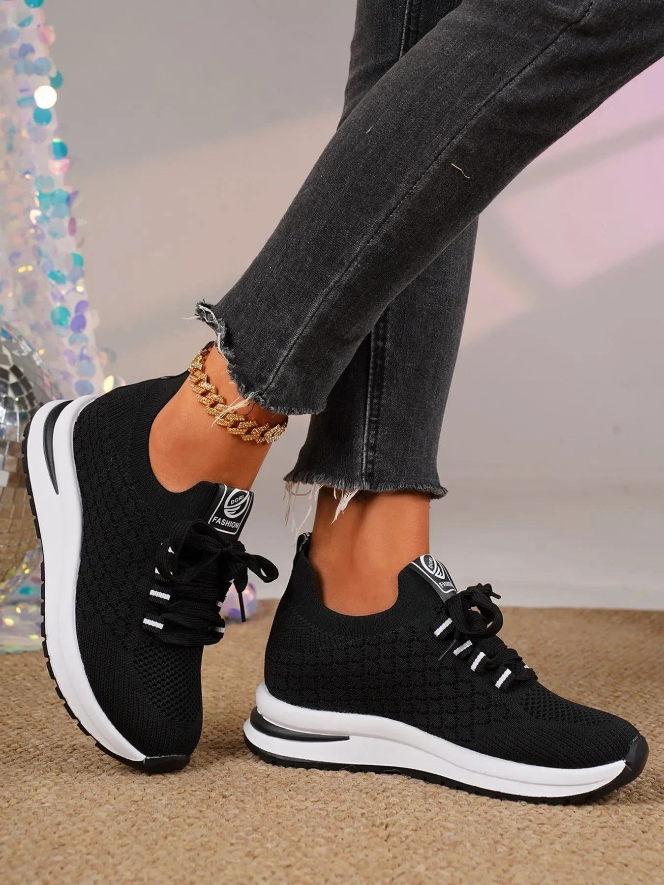 Lace Up Platform Athletic - Makw Official Site