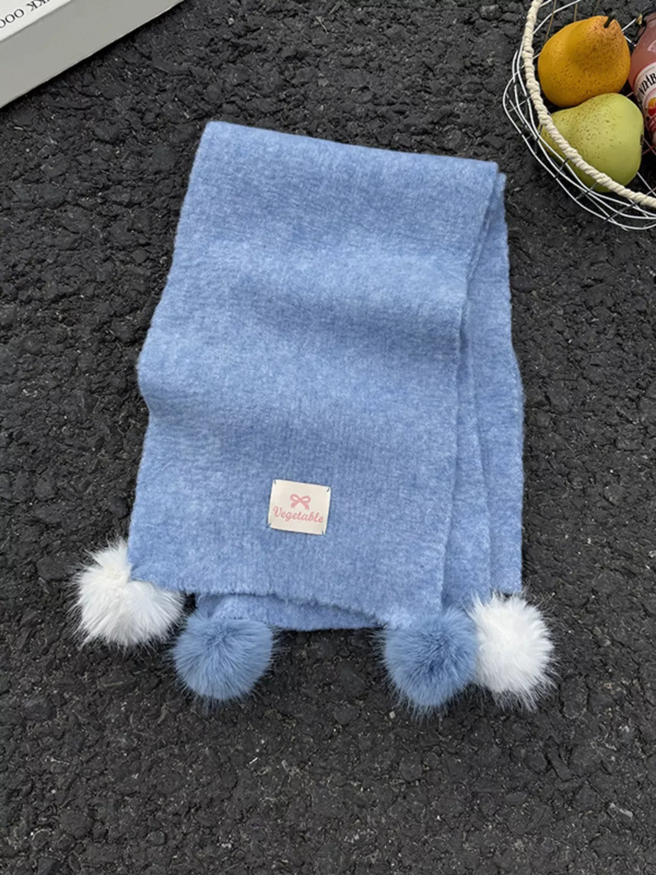 Pom-Pom Scarf - Makw Official Site