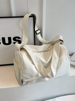 Adjustable Strap Solid Color Travel Bag - Makw Official Site