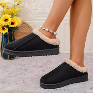 Cozy Plush Lined Clog Slippers - Makw Official Site