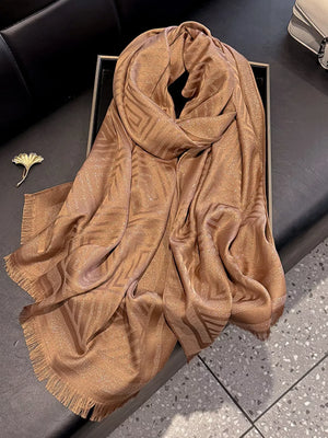Raw Hem Lightweight Scarf - Makw Official Site