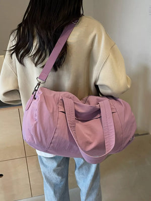 Solid Color Lightweight Travel Duffel Bag - Makw Official Site