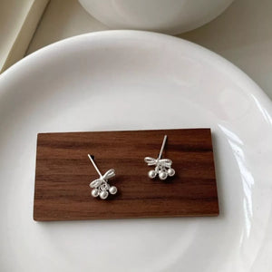Bowknot Drop Earrings - Makw Official Site