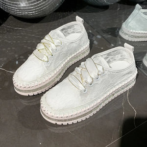 Round Toe Platform Loafers - Makw Official Site