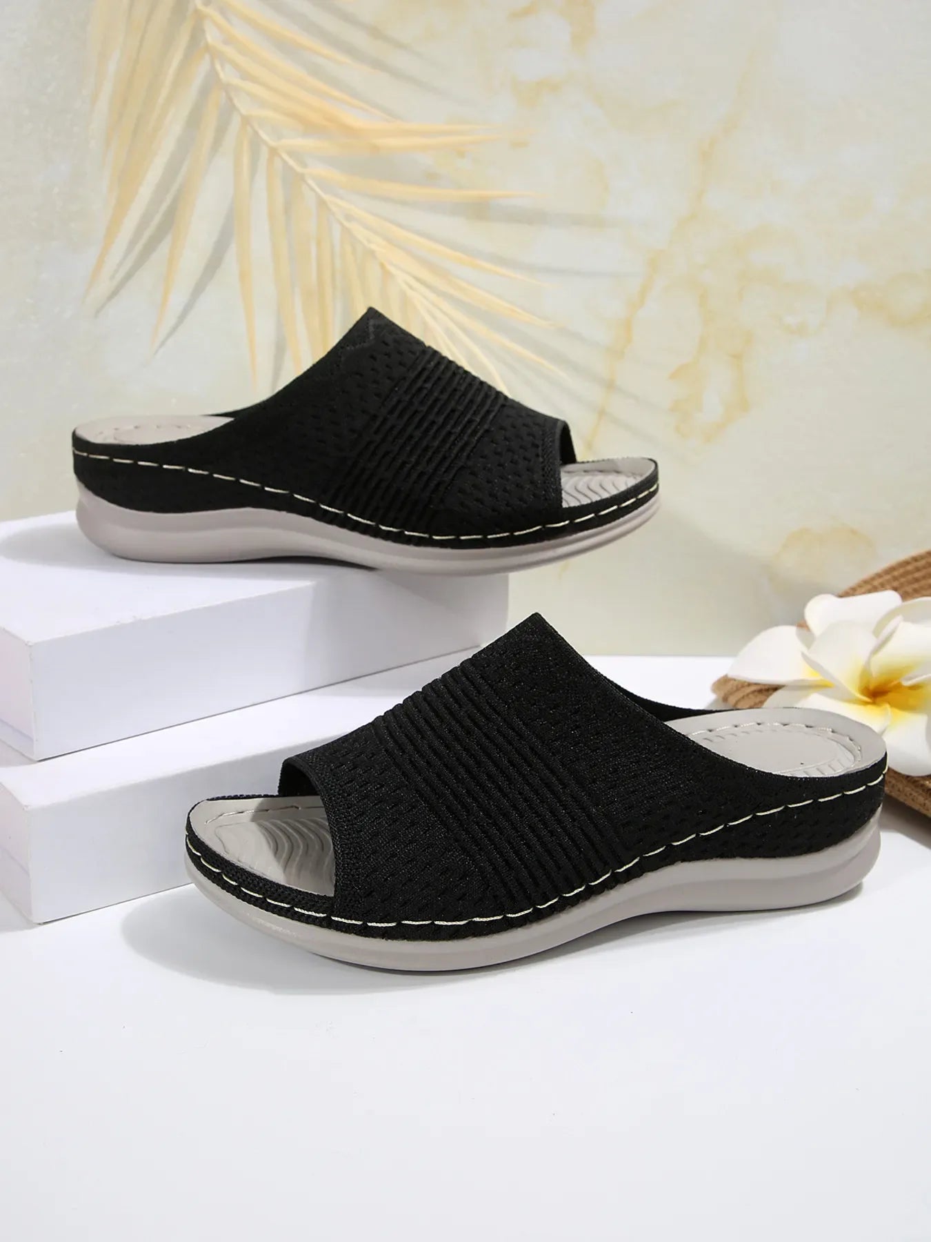 Mesh Open Toe Sandals - Makw Official Site