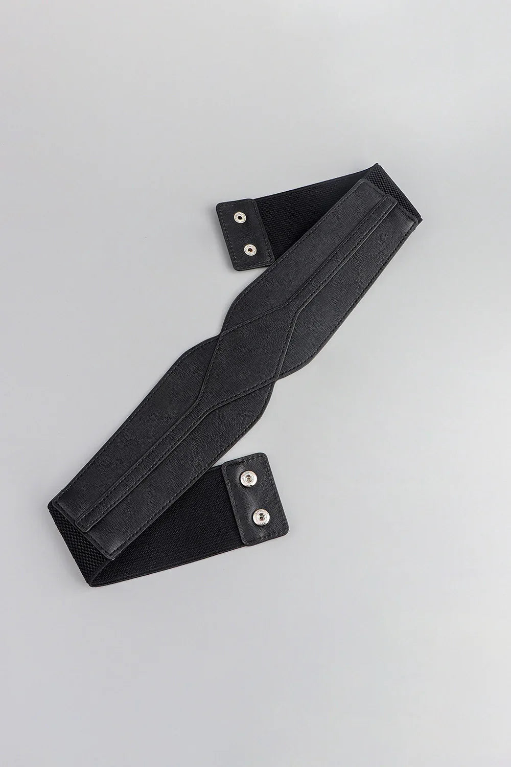 Elastic Wide PU Belt - Makw Official Site